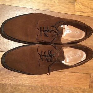Sid Mashburn Gibson Boucher Snuff suede shoes.